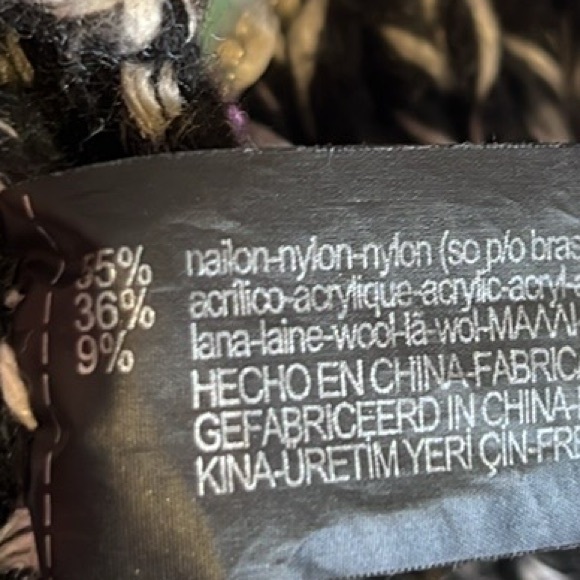 Zara Black/White Marled Chunky Sweater   Size Small - Picture 11 of 12